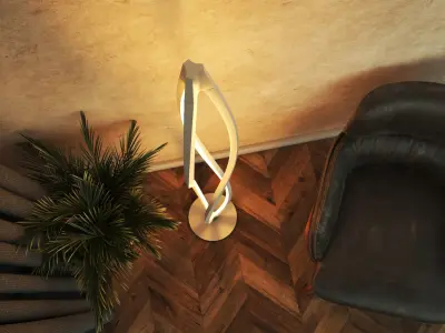 Modern Floor Lamp 3D model order