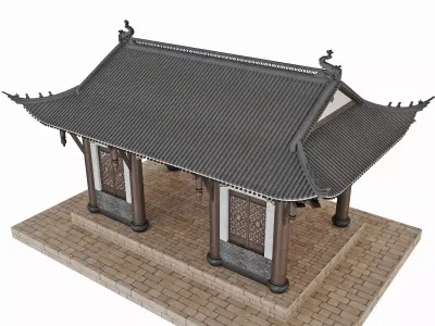 Japan Historic Pavilion 3D model