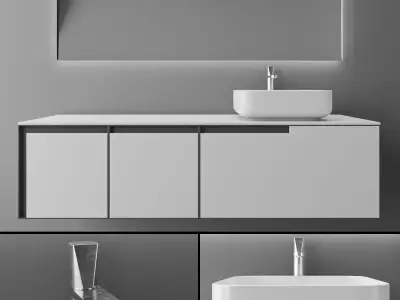 bathroom set 34  3D model