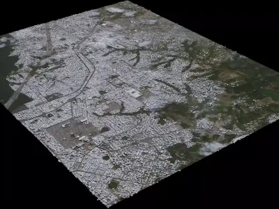Abobo - Cote d Ivoire 3D model