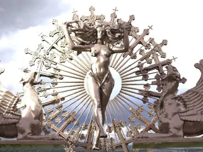 Arch Witch Sculpture Grand 2 3D model