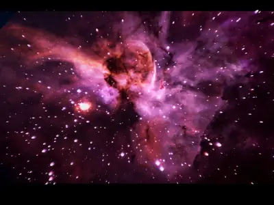 Keyhole Nebula 3D model