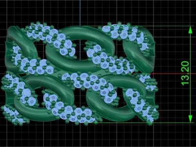 Jewelry ring 433 3D print model