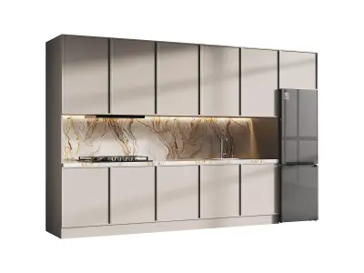 Modern kitchen 14 3D model