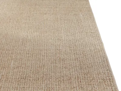 Carpet set 2229 - Jute Rug Taupe - 5K 3D model