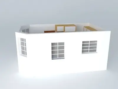 itatibacozinha house with door Free 3D model