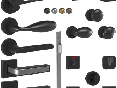  colombo door handles part2 3D model