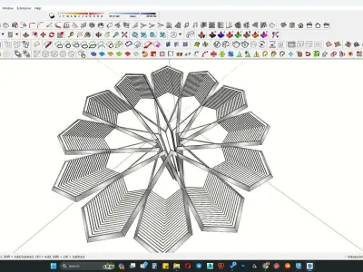 Shading pargola 3d model 3D model
