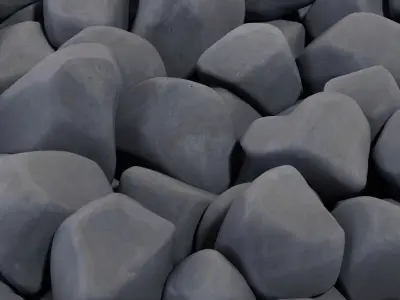 Gravel splinter smooth n2 3D model