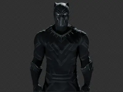 Black Panther - T challa - from Civil War 3D model