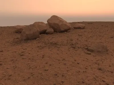 Mars Surface 3D model
