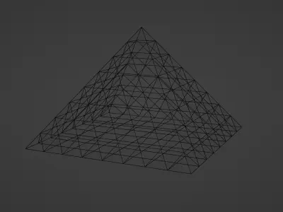 Egyptian Pyramid Free low-poly 3D model purchase