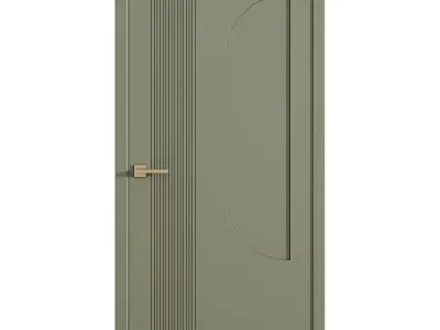 Interior door 9 Low-poly 3D model