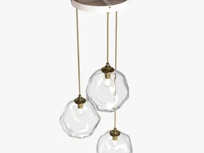 Rothschild Bickers Liquid Light clusters 3D model