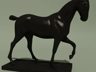 Horse Statuette 3A 3D model