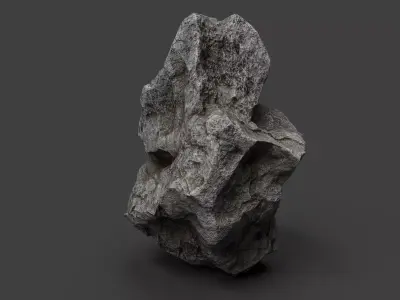 Rock 6-10 Low-poly 3D model