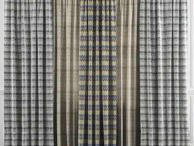 Curtain Set 35 3D model