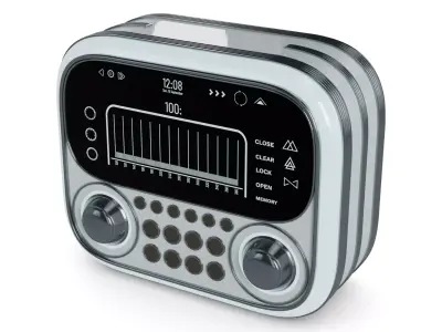 Radio 3D model 3