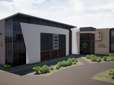 Office Block 3D model