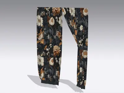 Curtain Low-poly 3D model