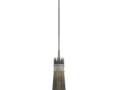 gisken modern brass pendant light 3D model