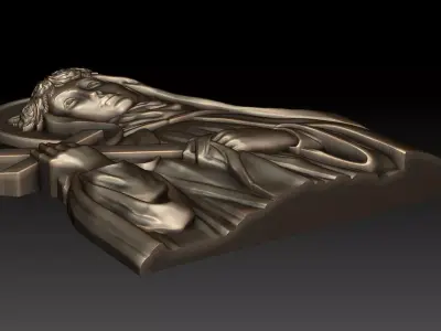 Saint Rosa of Lima 3D print model