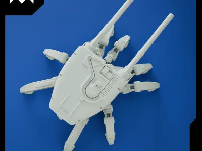 SPIDER-TANK 3D print model