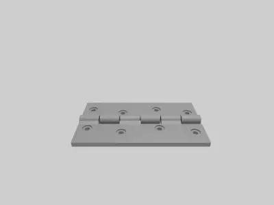Plastic Hinges Set 3D print model