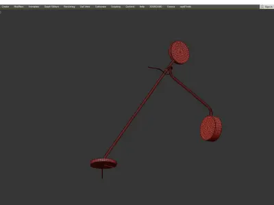 DOVRA SCONCE Low-poly 3D model