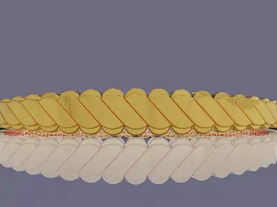 Elegant Curb Link Bracelet with Intricate Filigree Pattern  3D print model