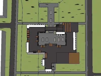 Sketchup School and University S1 3D model