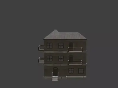 House Model 11 Low-poly 3D model