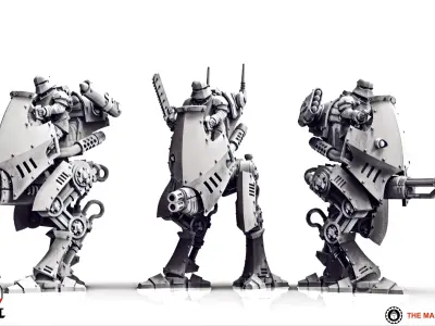 Feudal Guard - Walker Mk2 3D print model