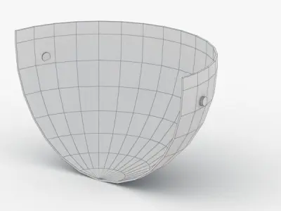 1475 - Bra Lamp Low-poly 3D model