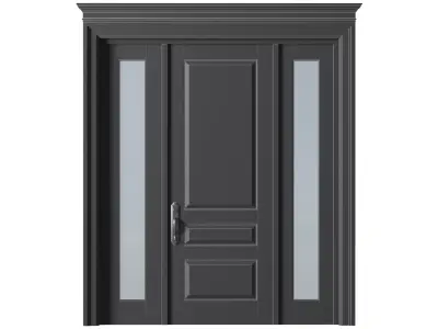 Entrance classic street Doors 3D model