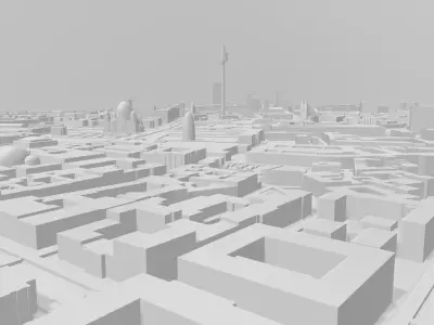 Berlin 3D print in parts including instructions 3D print model 3D print model