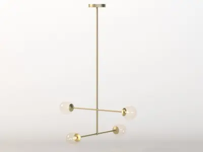 Line Pendant 04 by snelling studio 3D model