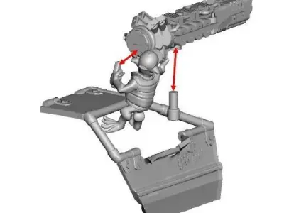 DeLorkean Time Masheen 3D print model