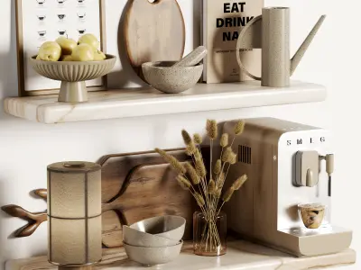 kitchen accessories 06 3D model purchase