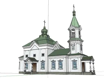 Architecture-Religion-God-Culture-Temple -0220 3D model