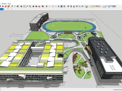 Sketchup School and University 129 3D model