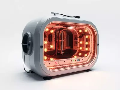 Modern Incubator Model Pack with LED Lighting and Control Panel Low-poly 3D model