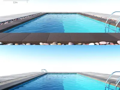 Swimming pool 3D model