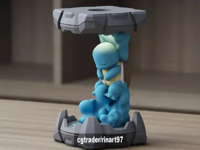 Squirtle in the Clone Lab 3D print model