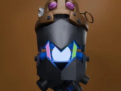 Jinx Bomb from Arcane S2 3D model
