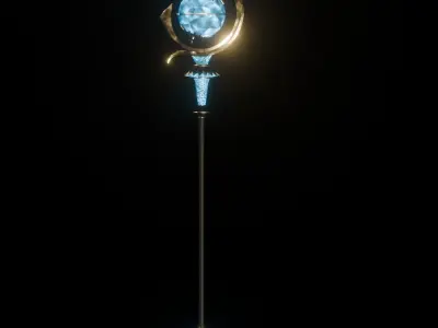 FANTASY AXE DESIGN 3D model