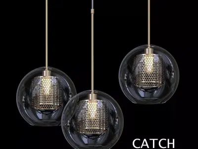 Catch glass lamp 3D model