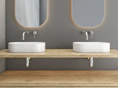 bathroom set 15 3D model