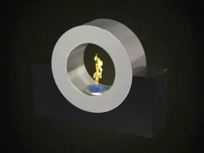 Modern Fire Breathing Decoration 3D model
