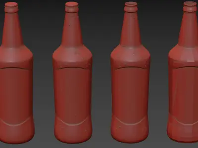 beer bottle Free 3D model